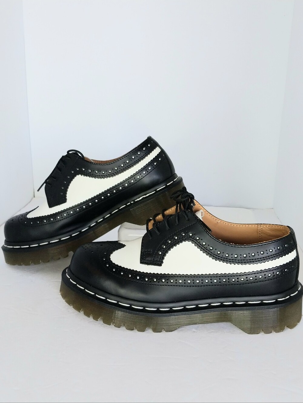 Dr Martens Bex Smooth Leather Brogue Shoes, Size 8|EUR 38